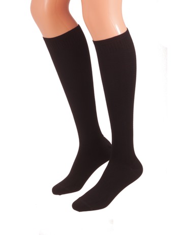 Bahner Sttz Knie Cotton nearlyblack