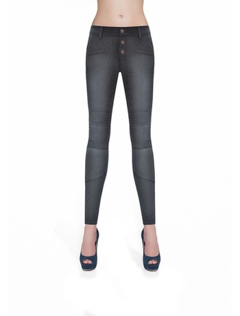 Bas Bleu Avril Treggings Damen schwarz