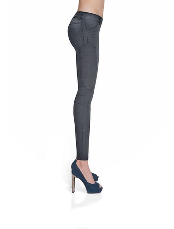 Bas Bleu Avril Treggings Damen schwarz