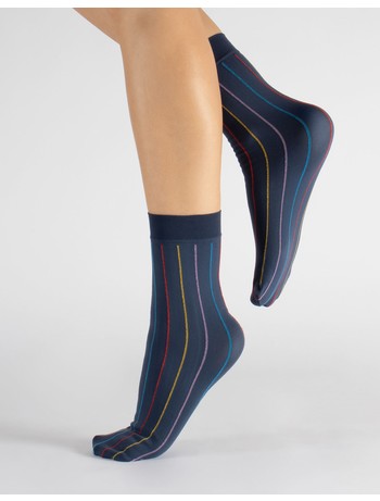 Cette Bunte Gestreiften Socken Doppel Pack 