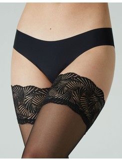 Cette Versailles Satin Hold-Ups