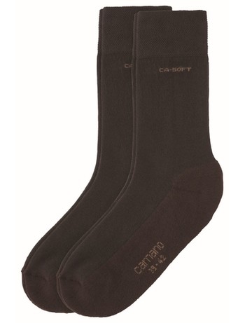 Camano Soft Walk Socken dunkelbraun