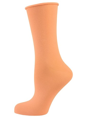 Elbeo Light Cotton Rollbund Socken orange