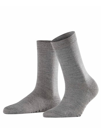 Falke Softmerino Damen Socken hellgrau