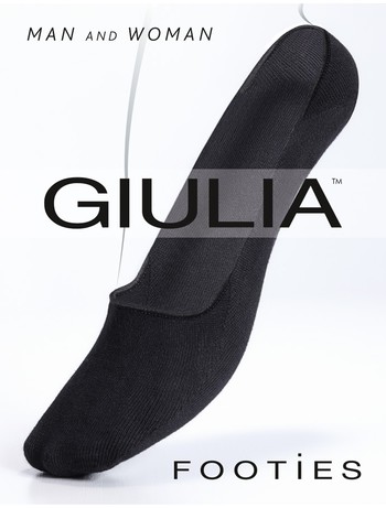 Giulia Footies 120 Unisex Füßlinge nero