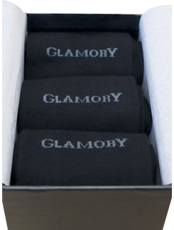 Glamory Freedom Box 3 Paar Herren-Baumwollsocken