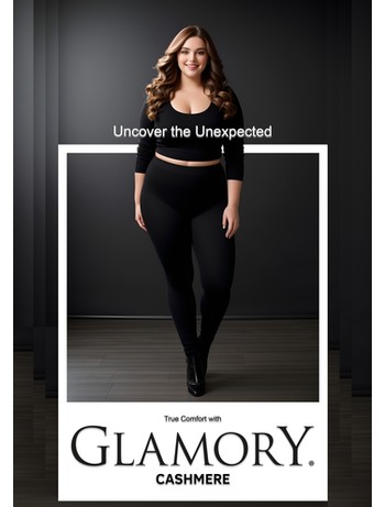 Glamory Cashmere Plus Size Strickstrumpfhose 