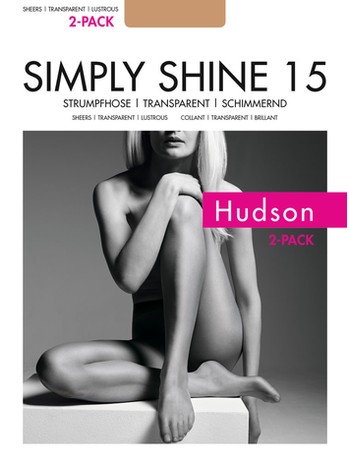 Hudson Simply Shine 15 Strumpfhose 2er Pack 